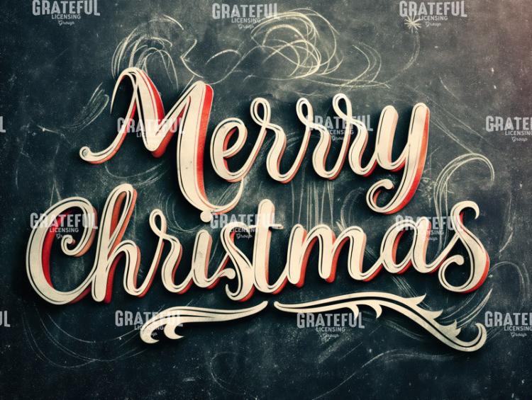 Merry Christmas Chalkboard