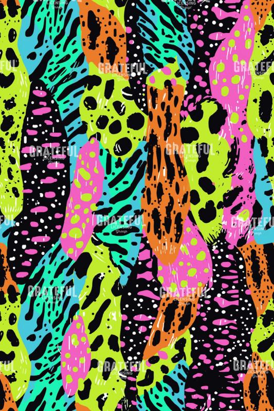 Neon Animal Print