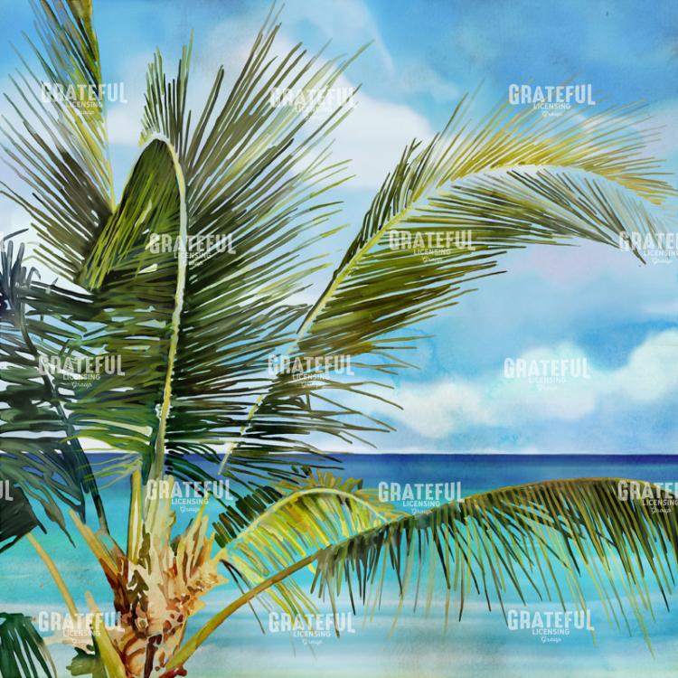 Palm Watercolor