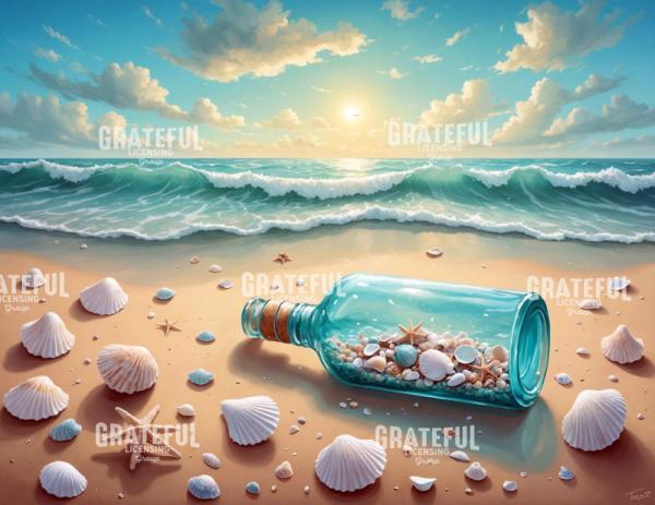 Shell Collection in a Bottle