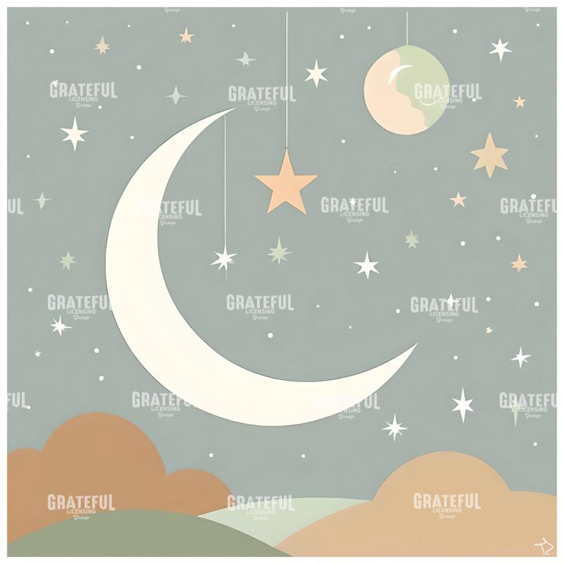 Stars On Strings Crescent Moon