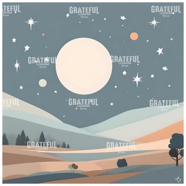Full Moon Landscape
