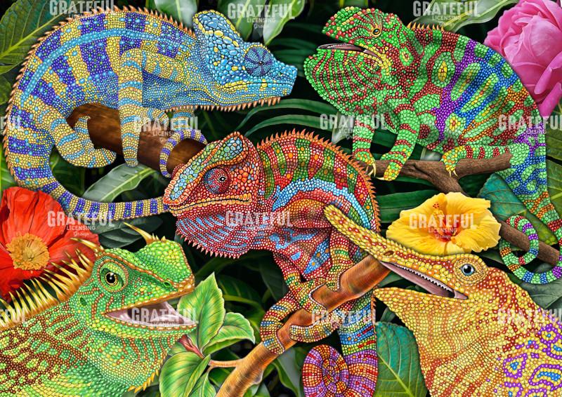 Lizards Collage Grateful Art Licensing lizards-collage-grateful-art-licensing