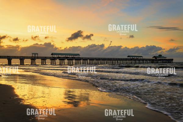 Sunrise at Folly Beach Pier.tif