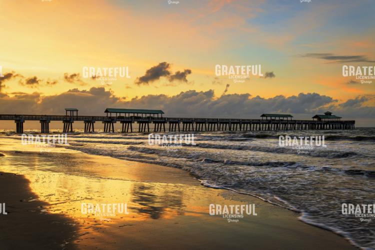 Sunrise at Folly Beach Pier.tif