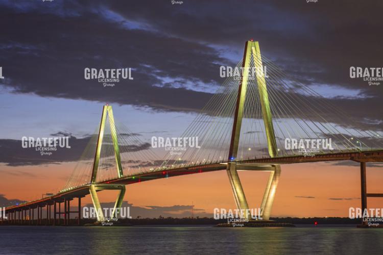 Sunset at the Arthur Ravenel Jr. Bridge.tif