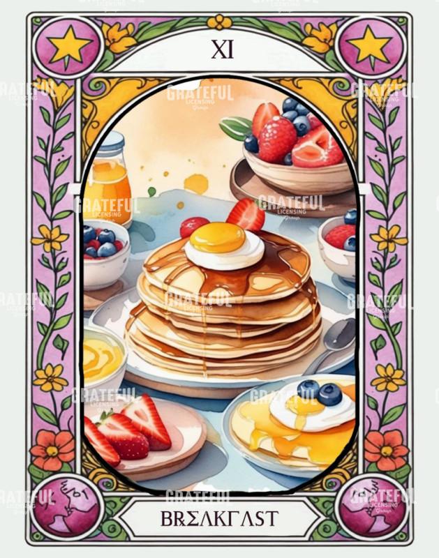 Breakfast - Comfort Food Tarot Card