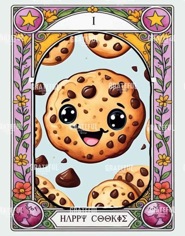 Happy Cookie - Comfort Food Tarot Card