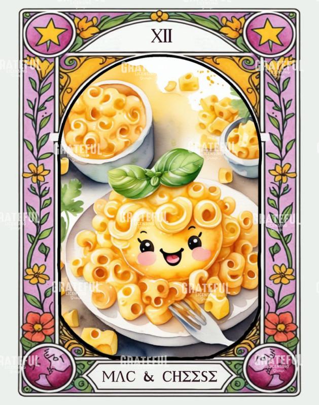 Mac and Cheese - Comfort Food Tarot Card