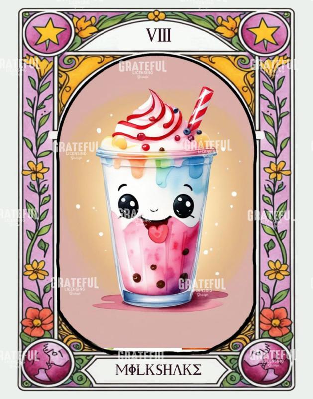 Milkshake - Comfort Food Tarot Card