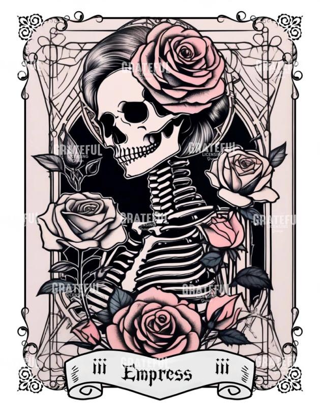 Skull and Roses Tarot Empress