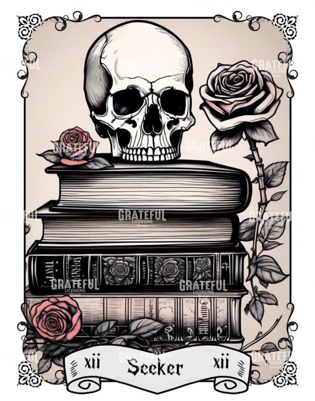 Skull and Roses Tarot Seeker