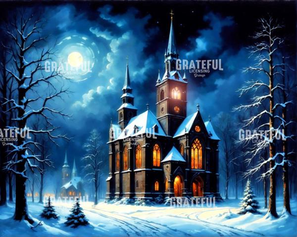 Silent Night Gothic Church