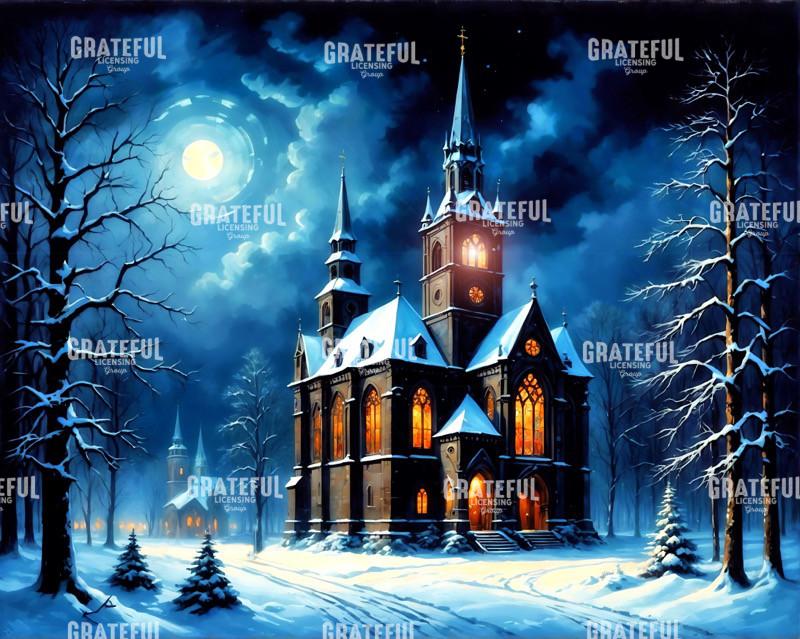 Silent Night Gothic Church