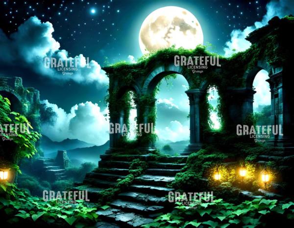 Full Moon Castle Ruins