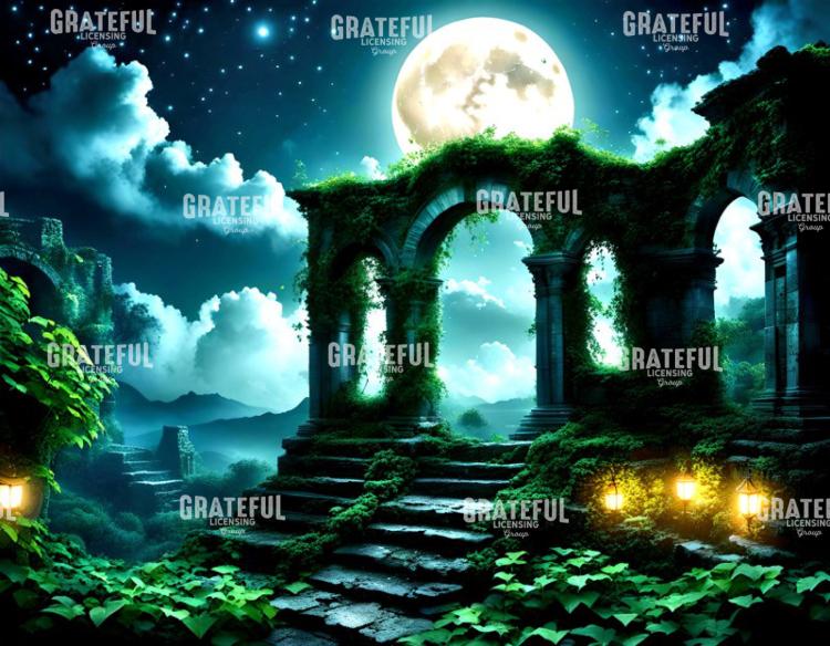 Full Moon Castle Ruins