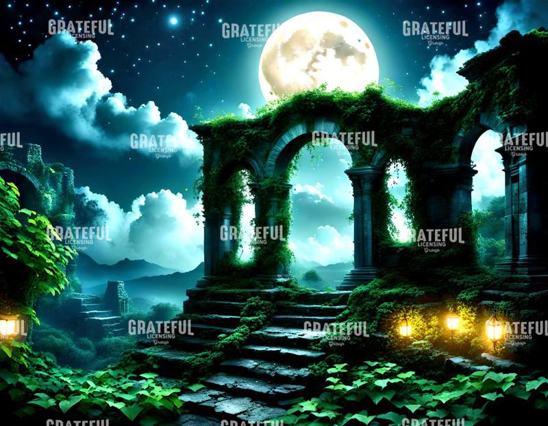 Full Moon Castle Ruins