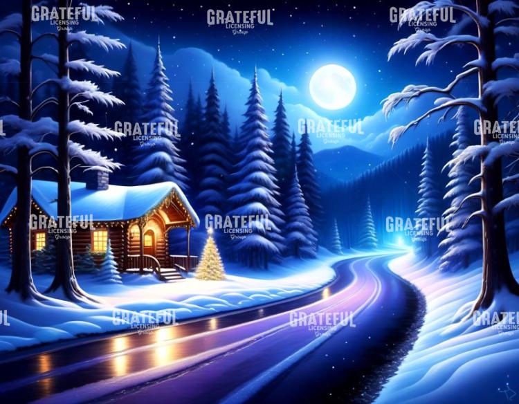 Christmas Cabin on the Road
