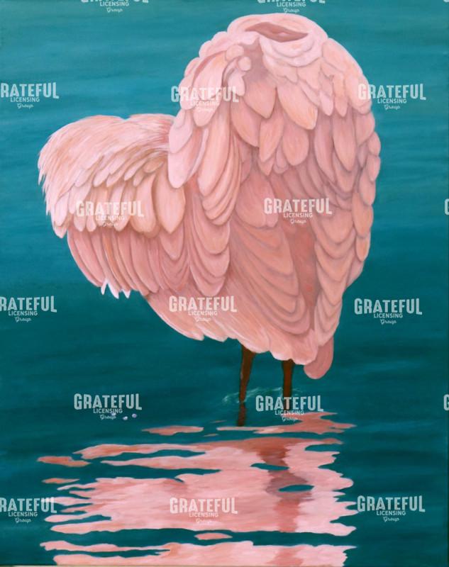 Roseate Spoonbill Heart