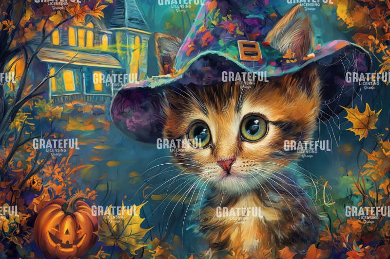 Kitten Witch at the Cabin