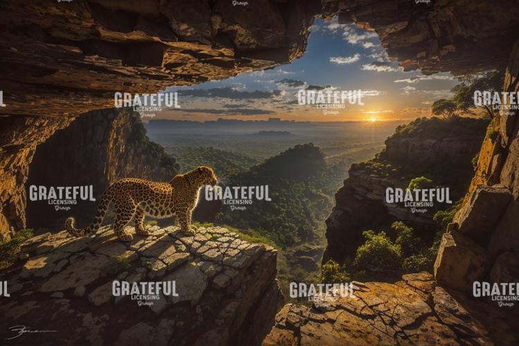 Leopard at Nightfall