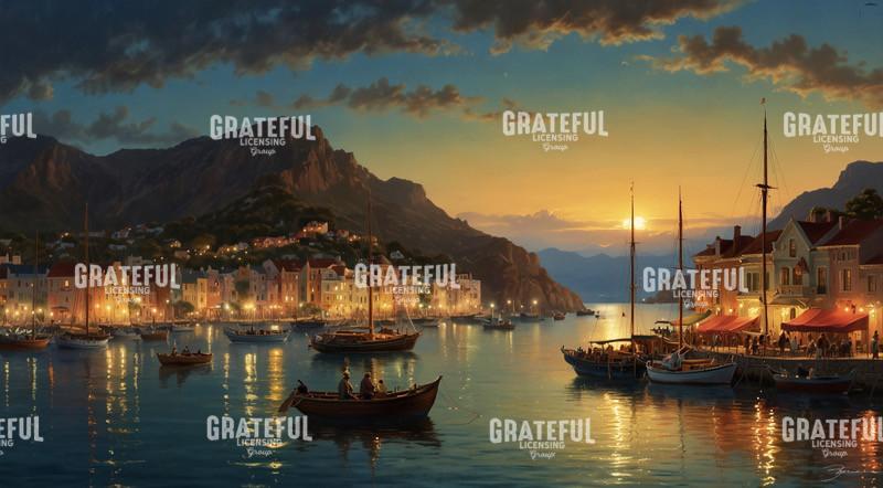 Harbour Village at Night