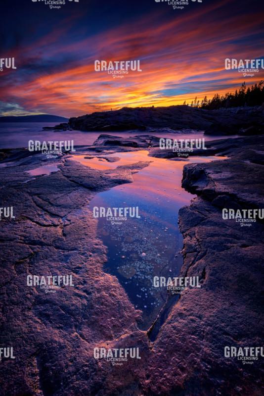 Dusk at Schoodic Point