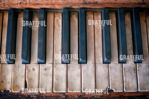 Antique Piano Keys