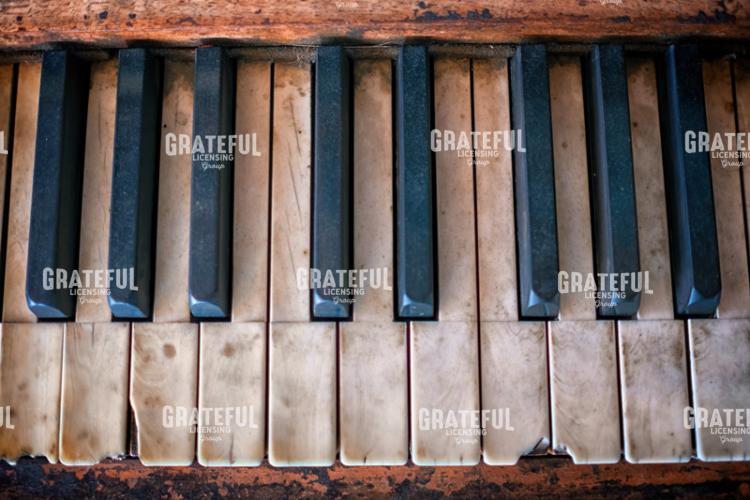 Antique Piano Keys