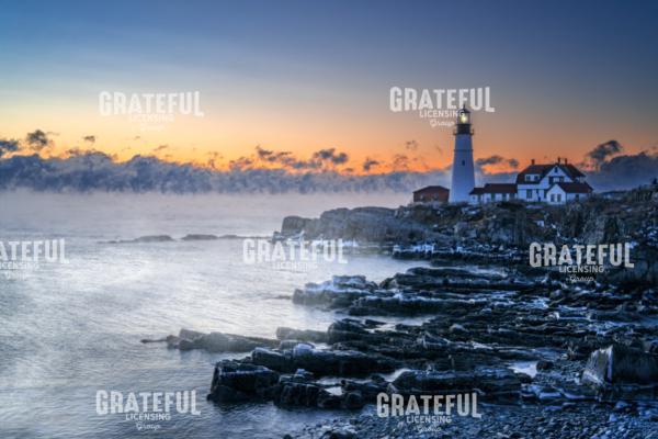 Arctic Dawn at Portland Head