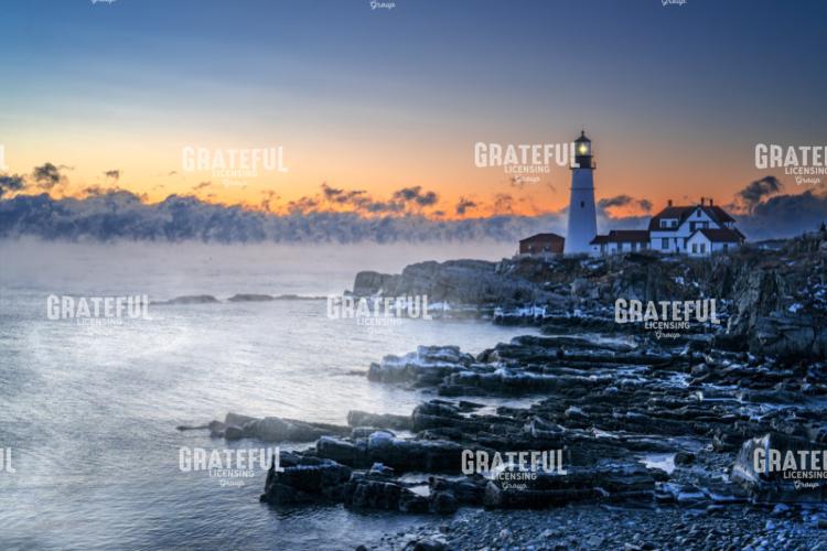 Arctic Dawn at Portland Head