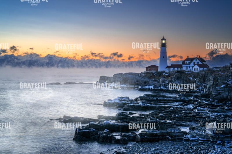 Arctic Dawn at Portland Head