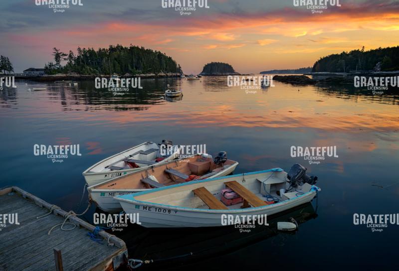 Dusk at Five Islands