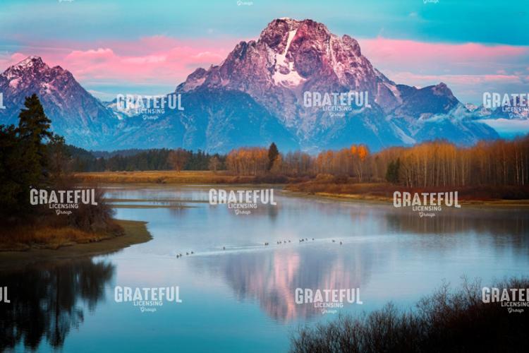 Autumn Morning at Oxbow Bend