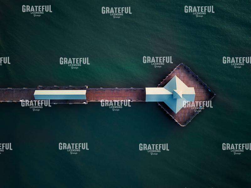 Above Folly Beach Pier