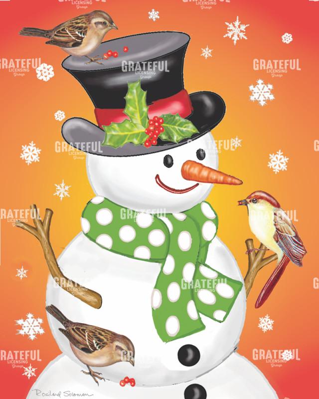 Snowman's Dinner Guests