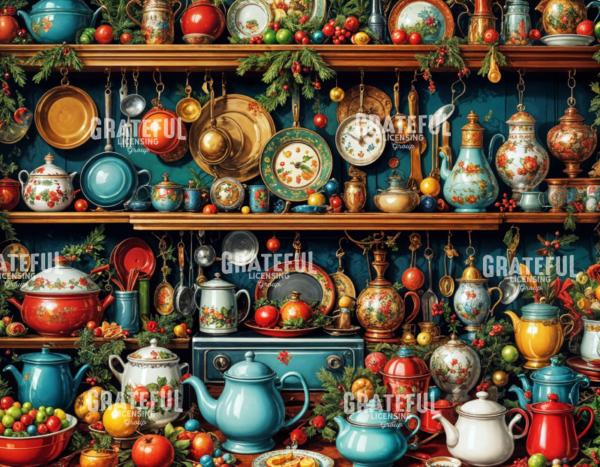 Victorian Christmas Dishes
