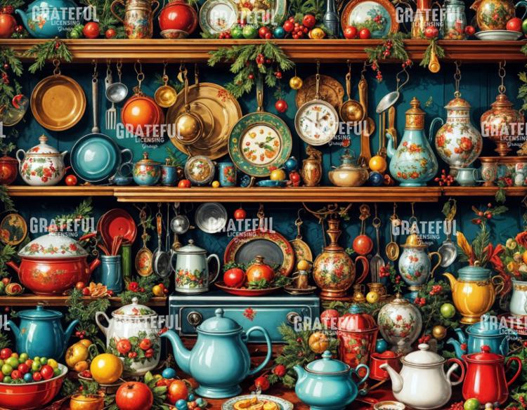 Victorian Christmas Dishes