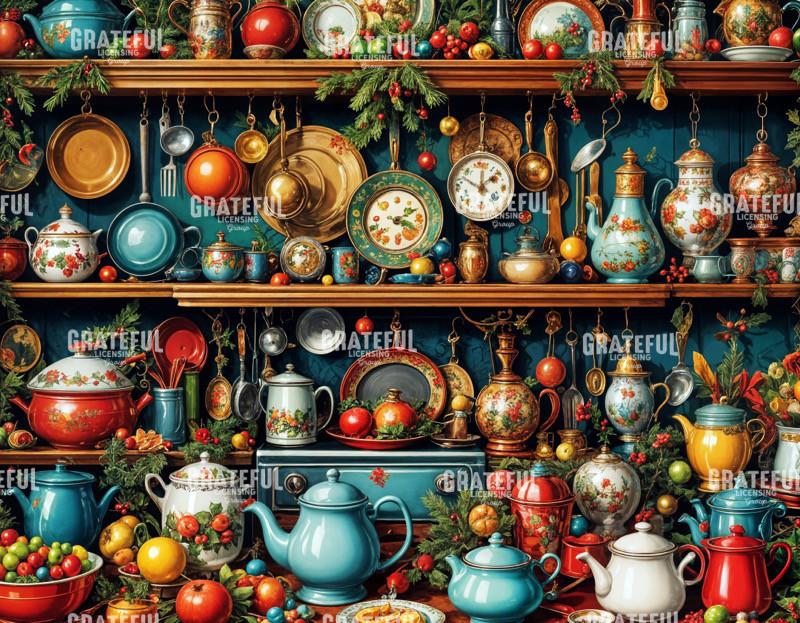 Victorian Christmas Dishes