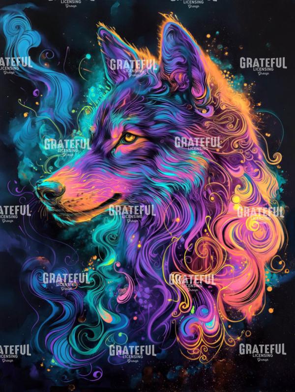 Wolf, Smoke and Swirls 2