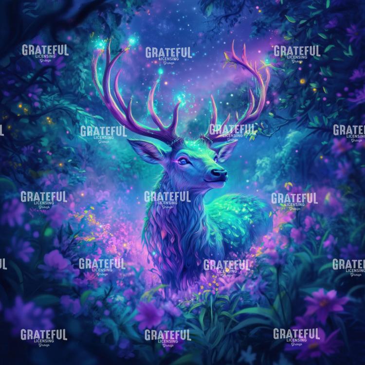 Fantasy Deer in Forest