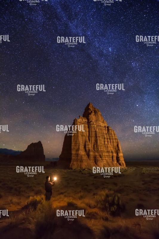 Temple Moon Candle Light