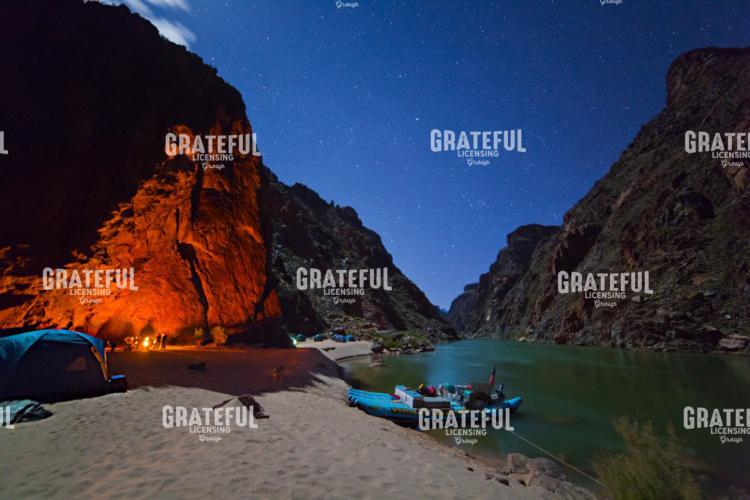 Moonlight Camp Colorado River