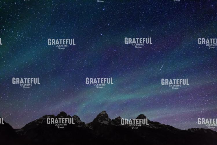 Stars Over Teton Range