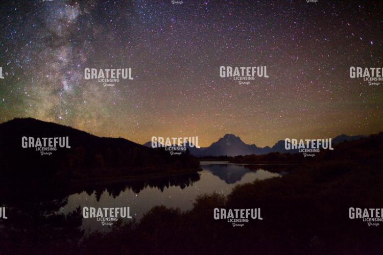 Stars Over Tetons at Oxbow
