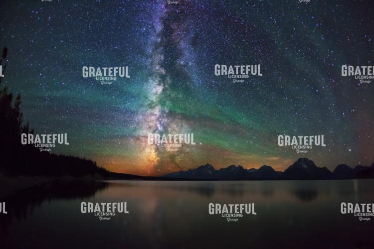 Airglow Jackson Lake Tetons