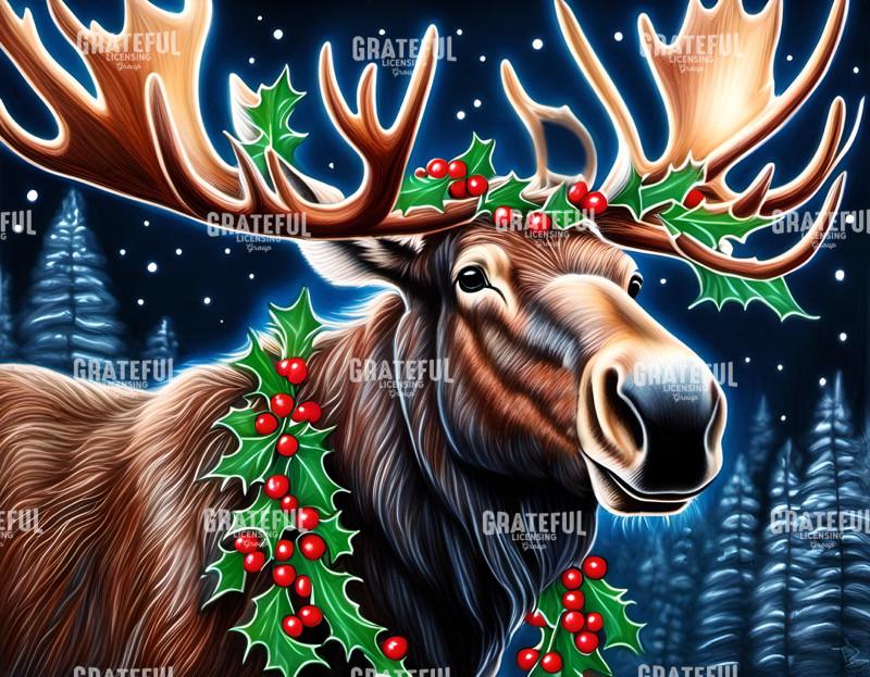 Christmas Moose