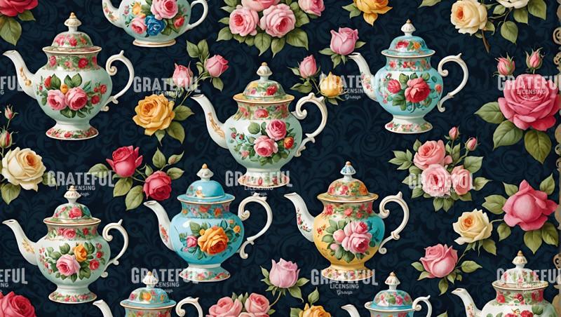 Teapots and Roses