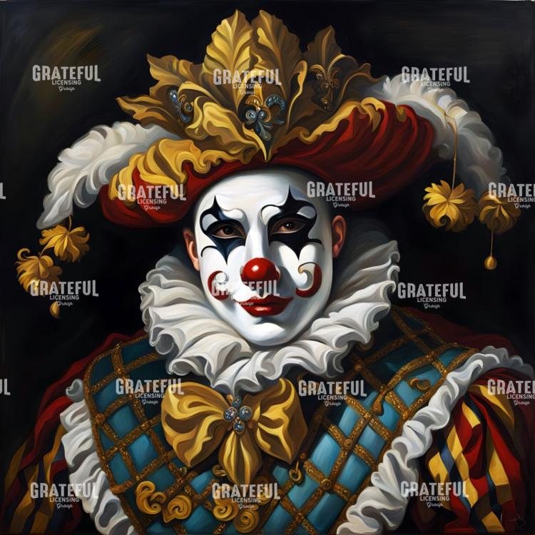 Court Jester Oil Painting