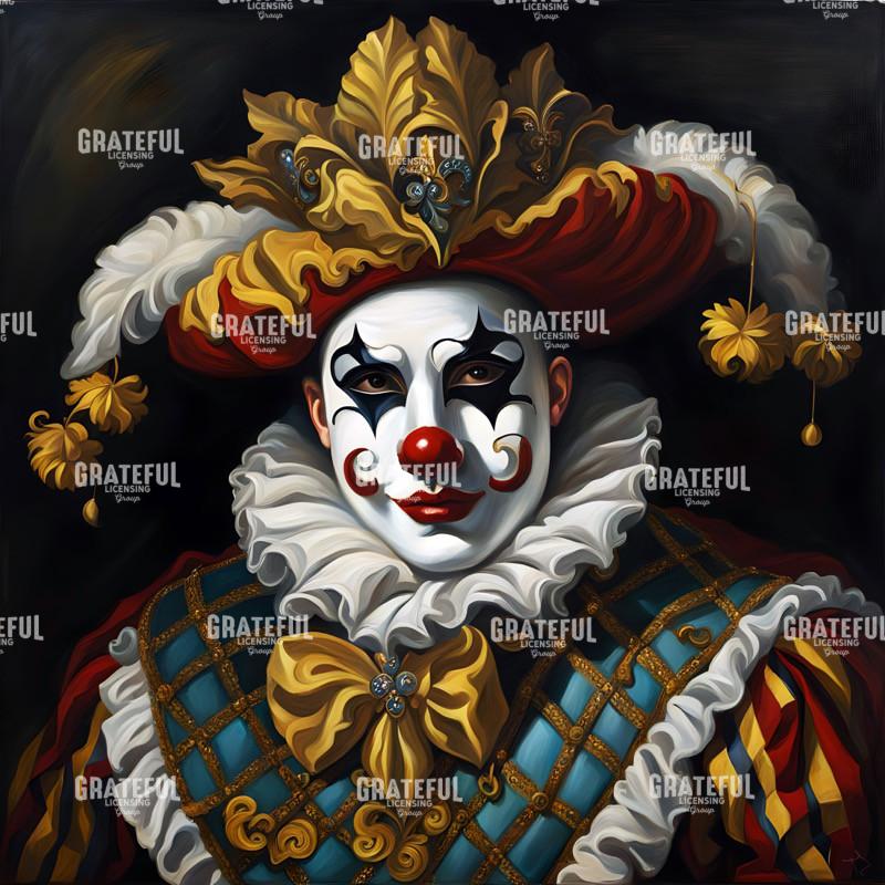 Court Jester Oil Painting